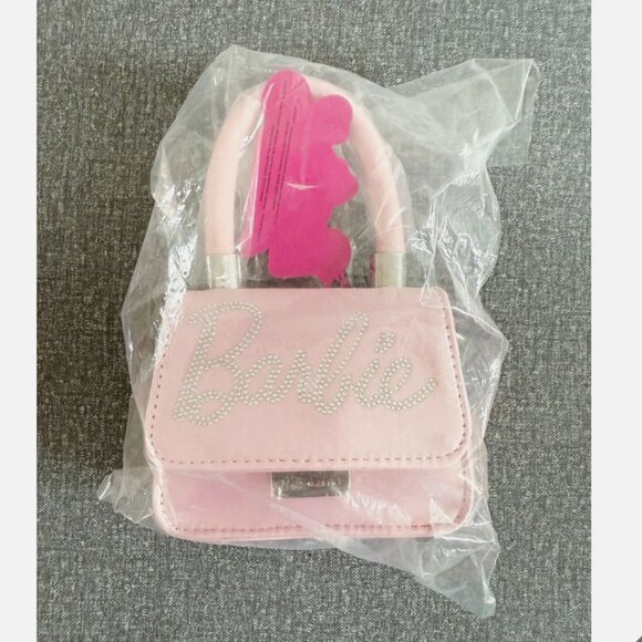 Barbie x ALDO Signature Jeweled Barbie Logo Micro Top Handle Bag - limited NEW - Picture 6 of 7
